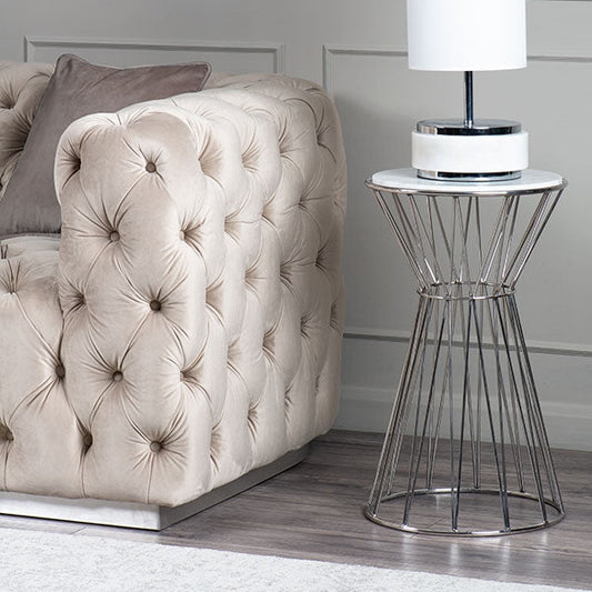 Mali Silver Side Table