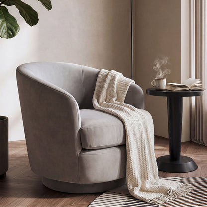 Melville Swivel Chair - Dove Grey