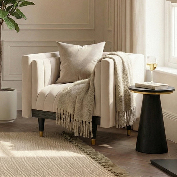 Metz Armchair - Chalk