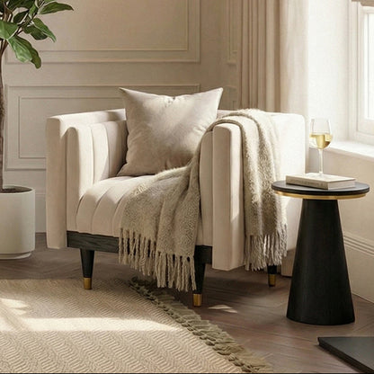 Metz Armchair - Chalk