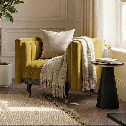 Metz Armchair - Olive