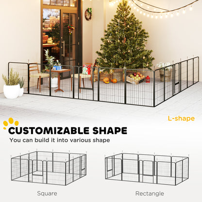 Dog Crate Furniture with Anti-Chew Resistant Mesh for Large Dogs