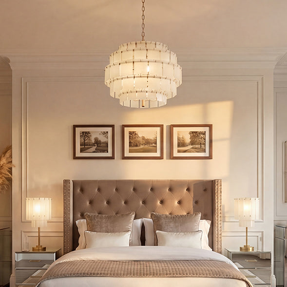 Veil Brass Chandelier