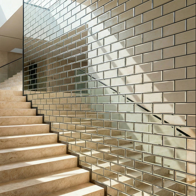 Mirrored Rectangle Wall Tiles Pack