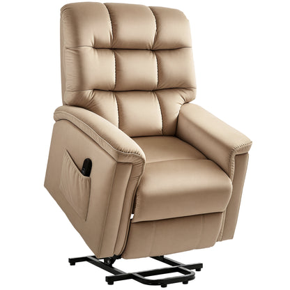 Power Lift Recliner Chair for Elderly w/ Remote Control, Champagne