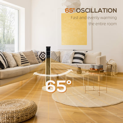 2200W Indoor Tower Space Heater with Timer Thermostat Oscillating