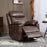 Power Lift Chair Electric Riser Recliner with Remote Control, Brown