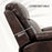 Power Lift Chair Electric Riser Recliner with Remote Control, Brown