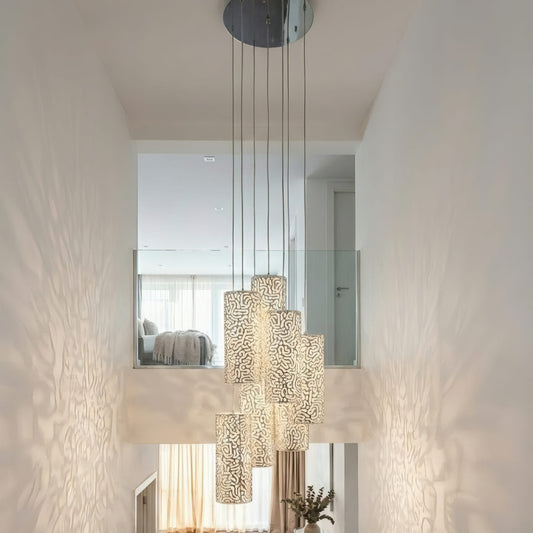 Moray Seven Light Pendant Chrome