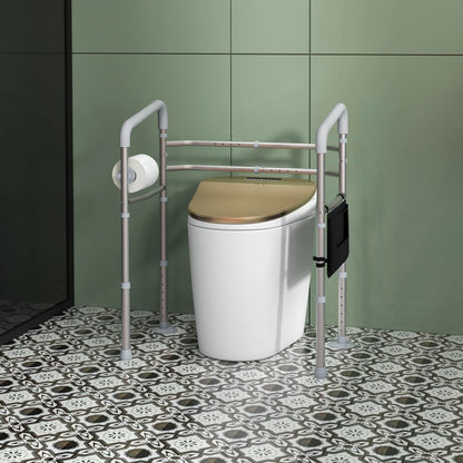 Free Standing Toilet Rail Frame, Height and Width Adjustable