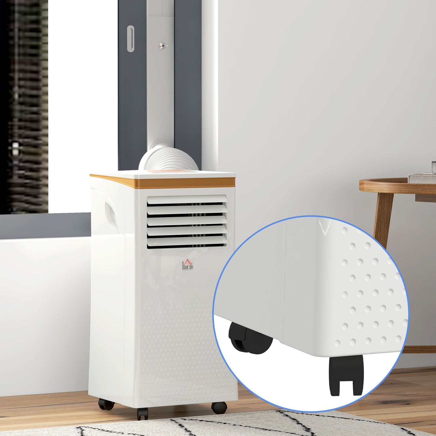 10000 BTU Portable Air Conditioner 4 Modes LED Display Timer Home Office