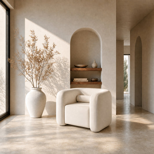 Munich Armchair – Chalk