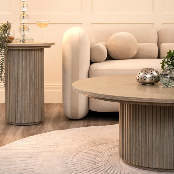 Ophelia Washed Grey Oak Coffee Table
