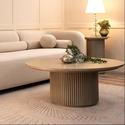 Ophelia Washed Grey Oak Coffee Table