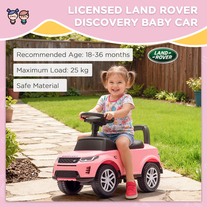Land Rover Licensed Ride on Car for Toddlers 18-36 Months, Pink