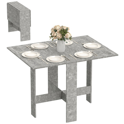 Wooden Folding Table Writing Desk Grey