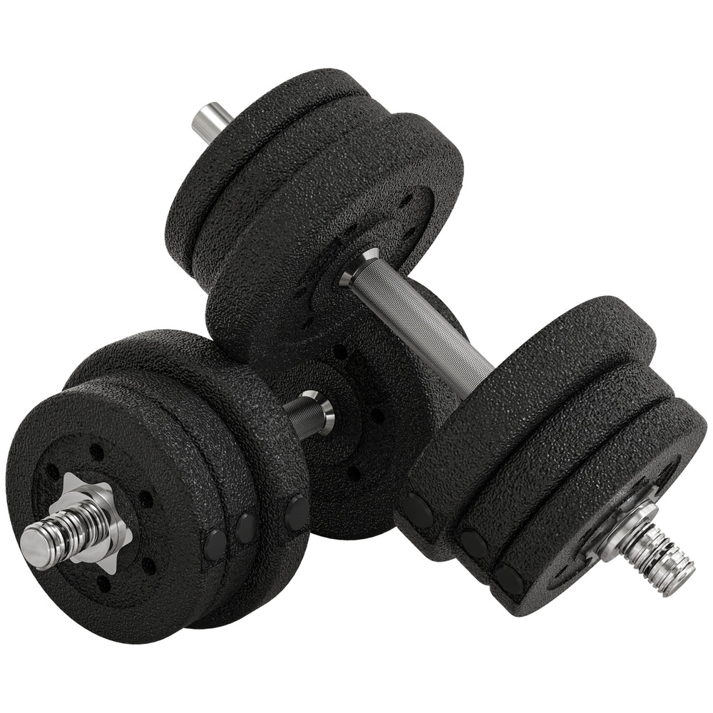 25KG Adjustable Dumbbells Weight Set Hand Weight for Body Fitness QuidsIn Superstore