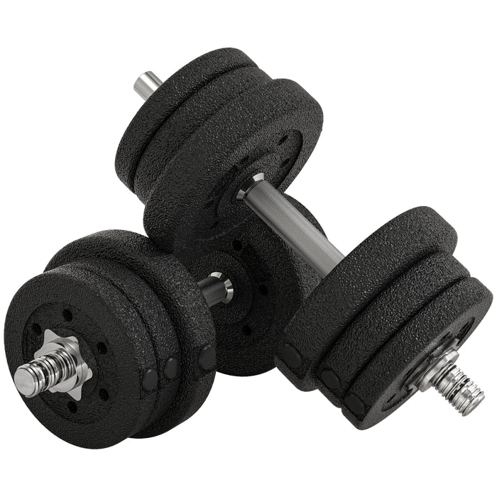 25KG Adjustable Dumbbells Weight Set Hand Weight for Body Fitness