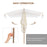 3x2m Wooden Patio Parasol Umbrella-Cream