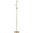 3-Tree Floor Lamps for Living Room, Modern Standing Lamp for Bedroom with Globe Lampshade, Steel Base, (Bulb not Included), Gold Tone