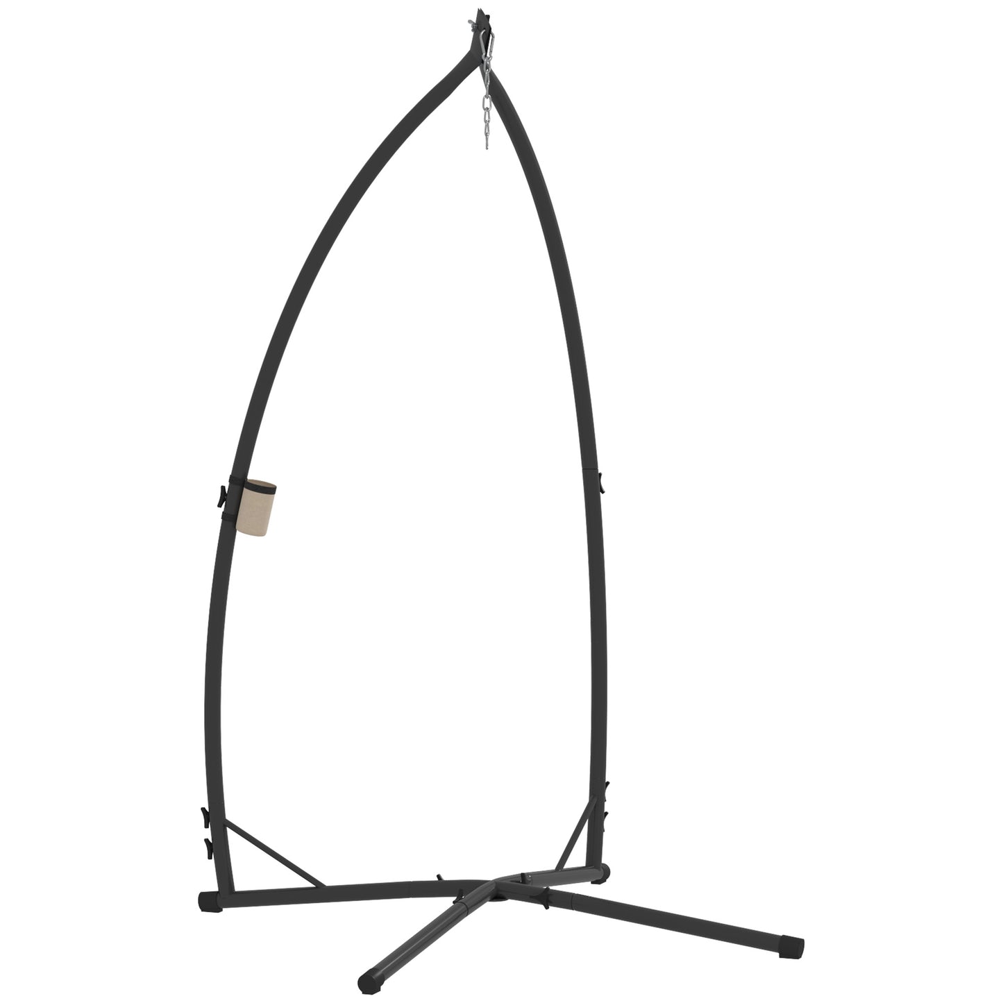 Hammock Chair Stand, Steel Frame Hammock Stand Only, Black