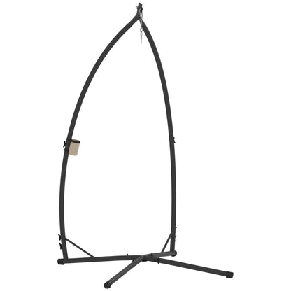 Hammock Chair Stand, Steel Frame Hammock Stand Only, Black