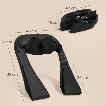 Neck and Shoulder Massager with Heat, Deep Tissue Shiatsu 3D Kneading Massager for Neck, Back, Waist, Hand and Leg, at Home and Car, Gifts for Women and Men