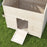 Wooden Duck House w/ Openable Roof, Raised Base, Air Holes - Natural