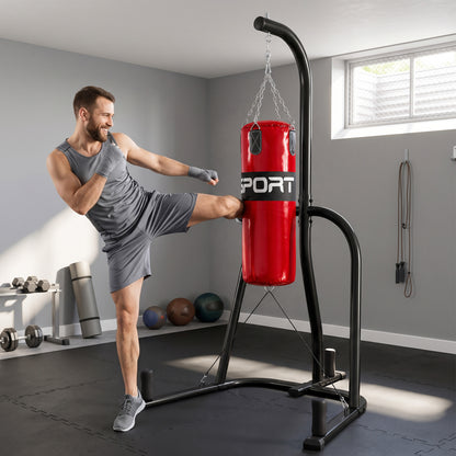 Freestanding Punching Bag for Adults with Stand and Heavy Bag