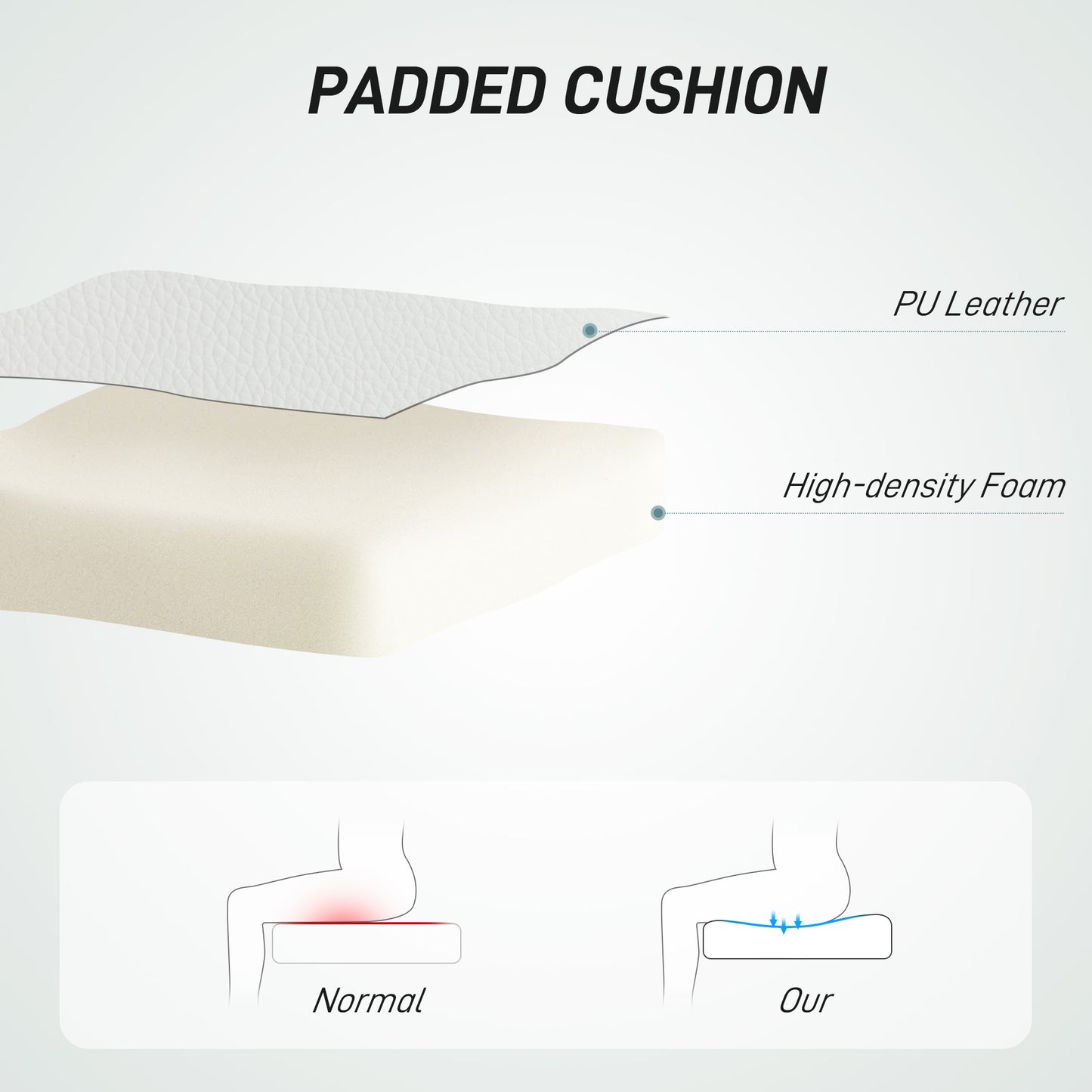 Modern Vanity Computer Desk Chair with Rolling Wheels, White