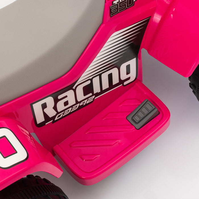 6V Electric Quad Bike for Kids w/ Forward Backward - Pink