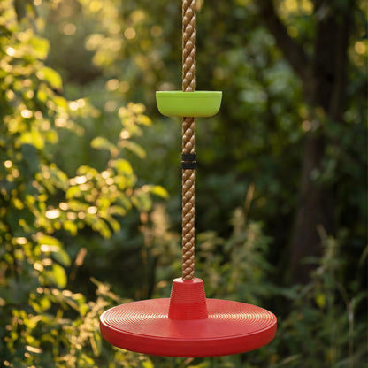 Climbing Rope, Kids Tree Swing Kit with Disc Swings Seat, Red
