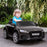 12V Battery Licensed Audi TT RS Ride-On Car w/ Remote, Headlight - Black