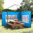 Gazebo Side Panels for 3x3(m) or 3x6m Gazebo Canopy, 2 Pack, Blue