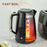 1.7L Fast Boil Electric Kettle and 2 Slice Water Toaster Set, Black