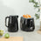 1.7L Fast Boil Electric Kettle and 2 Slice Water Toaster Set, Black