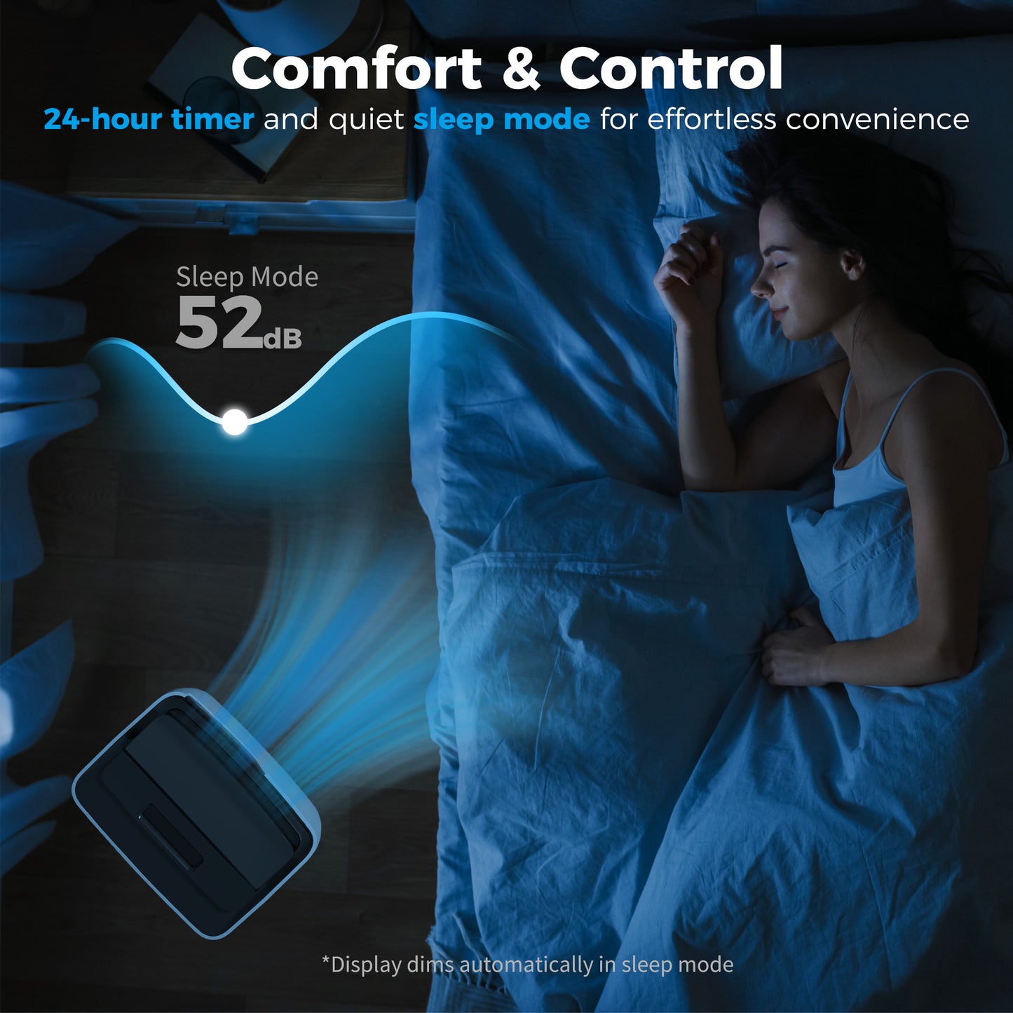 Portable Air Conditioner 14000 BTU, 4-in-1 Air Conditioning Unit