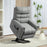 Power Lift Recliner Chair for Elderly with Massage and Heat Grey