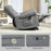 Power Lift Recliner Chair for Elderly with Massage and Heat Grey