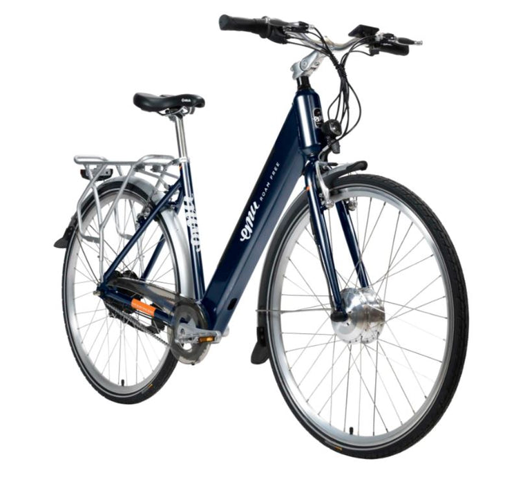 Emu Classic Step Through Electric Bike 250W Motor - Navy Blue 14.5Ah Battery