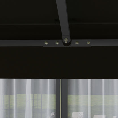 3 x 3(m) Gazebo Canopy Replacement Cover, UPF30+, Black