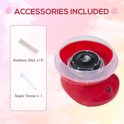 Cotton Candy Machine Electric Gadgetry Floss Sugar Equipment Red