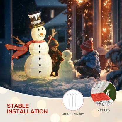 Lighted Christmas Snowman Waterproof Outdoor Christmas Decorations
