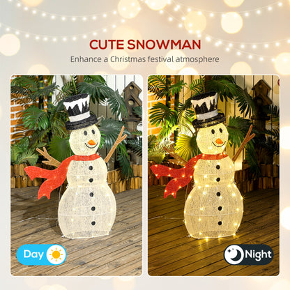 Lighted Christmas Snowman Waterproof Outdoor Christmas Decorations