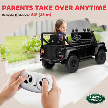 Kids Ride On Car, 12V Battery-Powered Electric Car with Remote Black