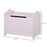 Wooden Kids Children Toy Storage Organizer Chest Safety Hinge Play Room Furniture Pink 60 x 40 x 48 cm