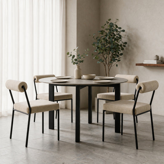 Set of 2 Nosta Dining Chairs – Sable