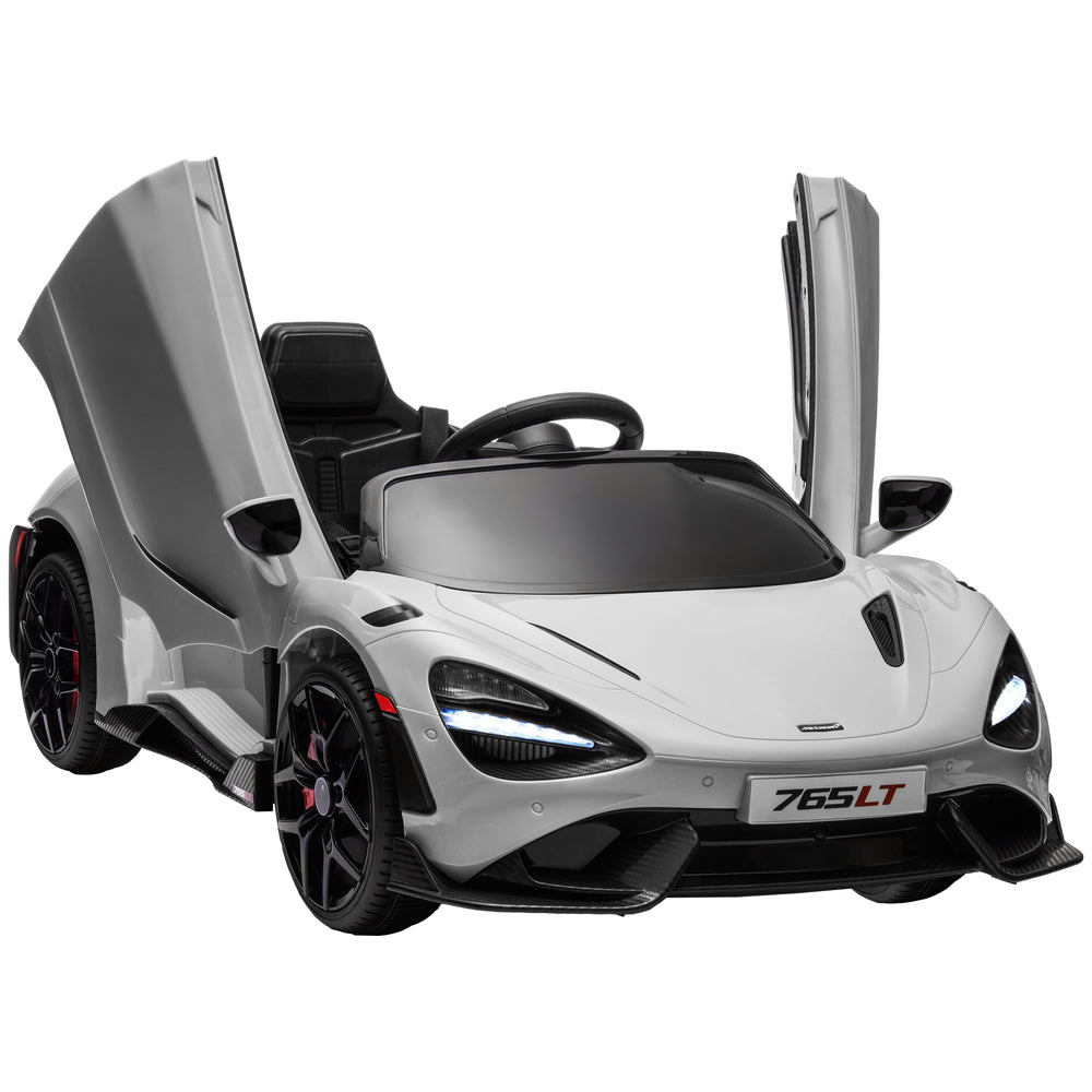 McLaren 765LT Licensed 12V Kids Ride on Car w/ MP3 Music Grey