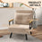 Click Clack Single Chair Bed Settee for Living Room, Guest Room, Beige