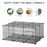 Pet Playpen DIY Small Animal Cage Metal Fence with Door, 22 Pieces, for Bunny Chinchilla Hedgehog Guinea Pig